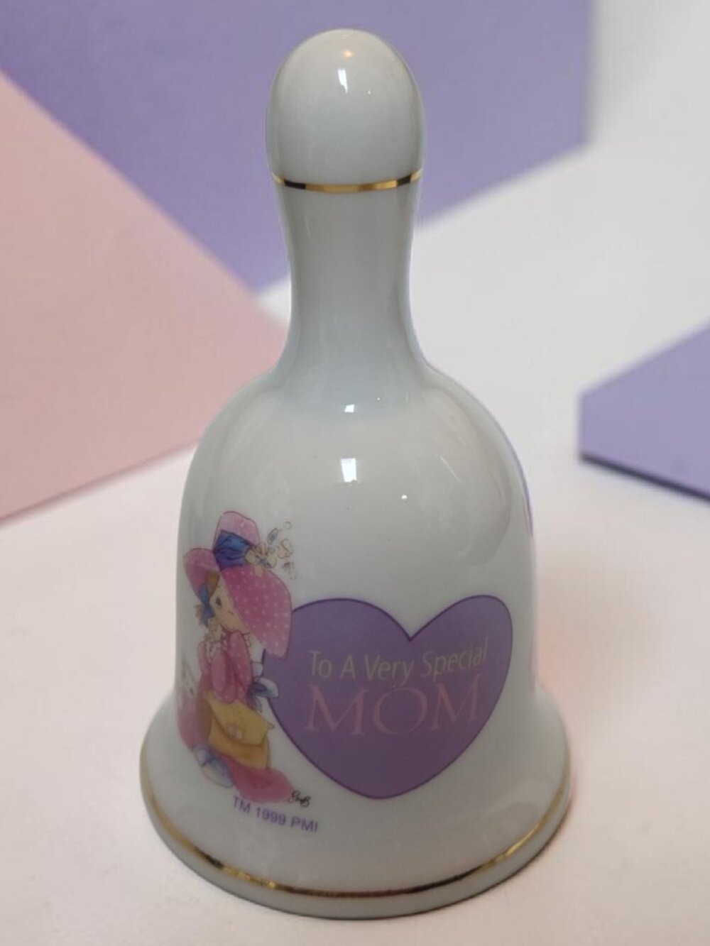 Precious Moments "To A Very Special Mom" Bell, 1999 Signed Sam B.